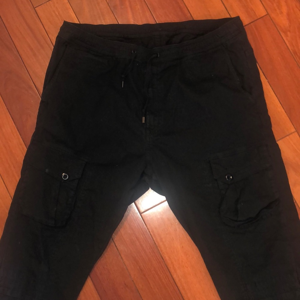 Polo Ralph Lauren black cargo pants sz 38/32